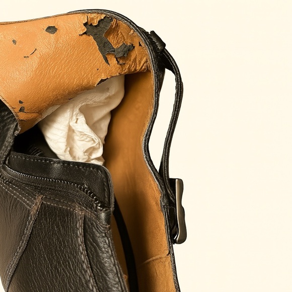 Eurosoft by Soffi Black Ankle Boots Size 8 | Buckle Detail 2.5” Heel Zip Closure - Picture 6 of 6